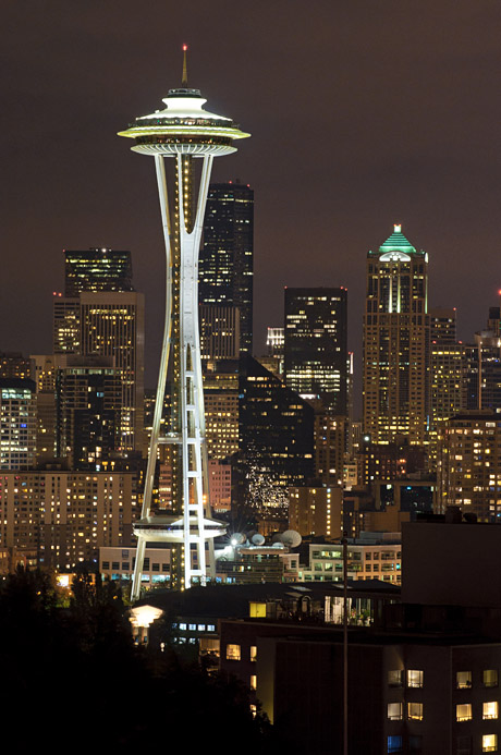Seattle Night Skyline