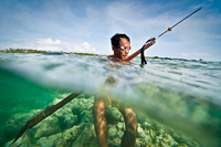 Spearfisherman, Philippines.