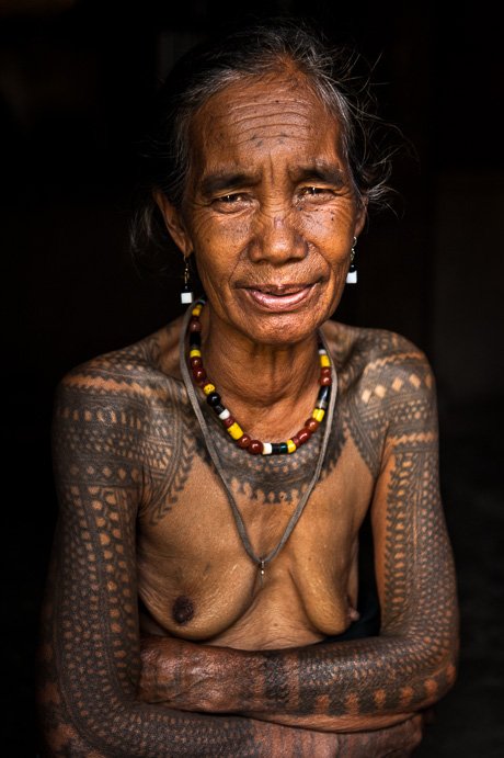 Ghan-nao, tattooed Kalinga woman