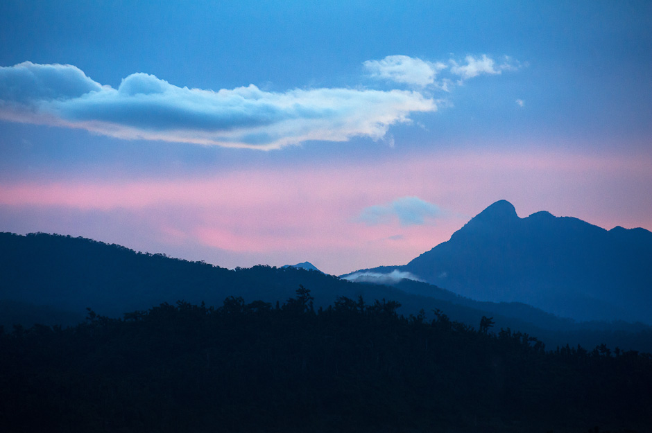 Sunset in the Sierra Madres