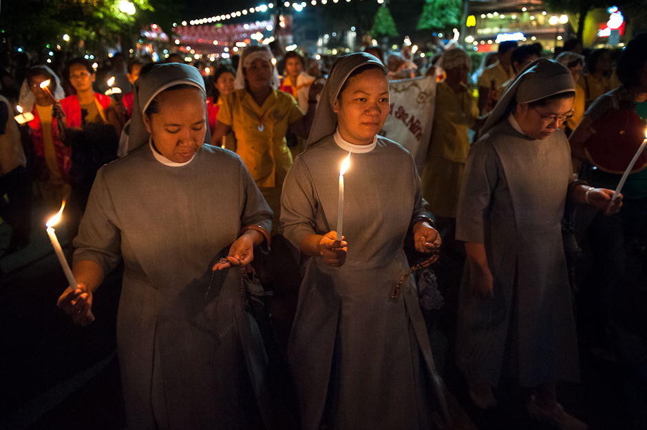 Nuns during Sinulog Procession