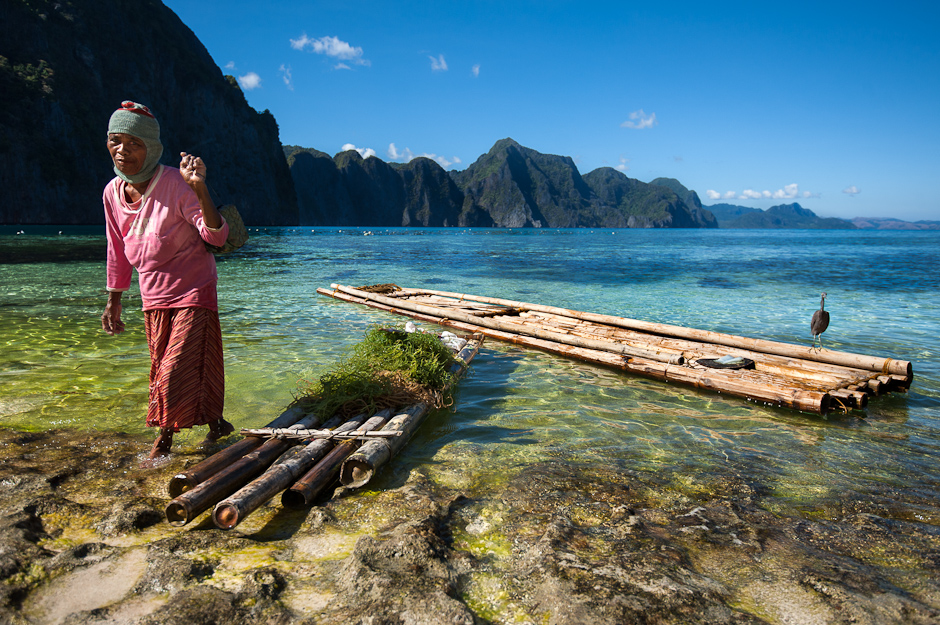 Tagbanwa woman on Coron Island