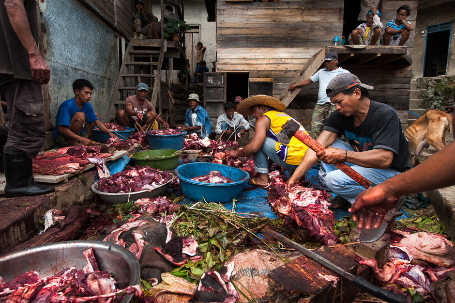 Carabao meat for a pusipus ritual Carabao meat for a pusipus ritual